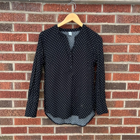Dotted V Blouse main image 0